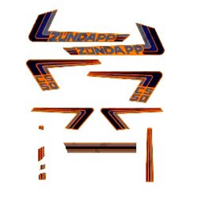 Komplettdekor CS50 oder CS25 blau oder orange