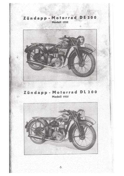 Ersatzteil Katalog DB200 DE200 DL200 1935-1950