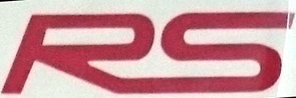 Abziehbild RS in  schwarz,weis oder rot RS50 Typ561 2er Set