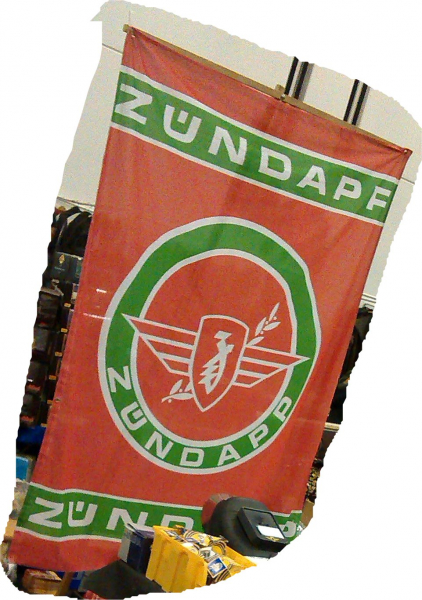 Zündapp-Fahne  ca 1,5m x 2,0 m