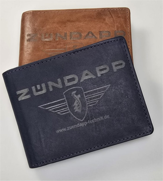 Geldbeutel ZÜNDAPP shop Sponsor ohne Inhalt (braun,blau,schwarz)