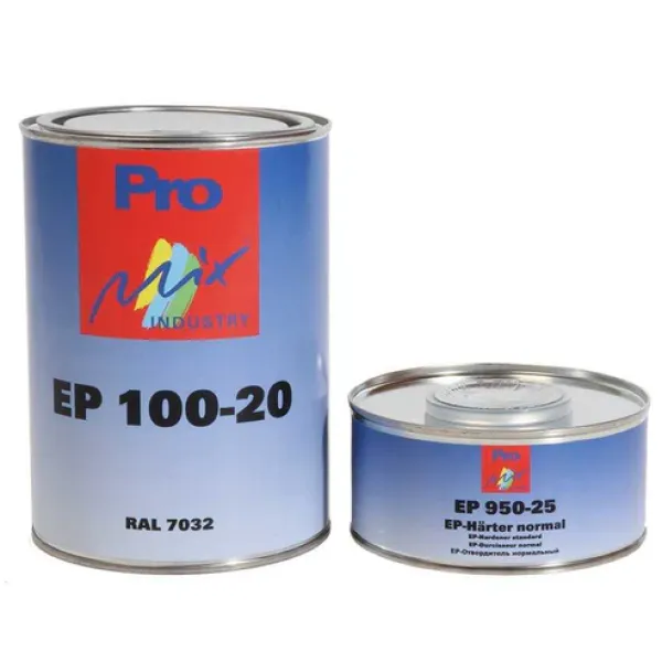 Grundierfiller 1000ml Mipa EP 100-20 2K-EP-Grund Set inkl Härter 1KG Ral 7032 / inkl 250ml EP Verdünnung passend für Zündappfarbe original ZÜNDAPPshop
