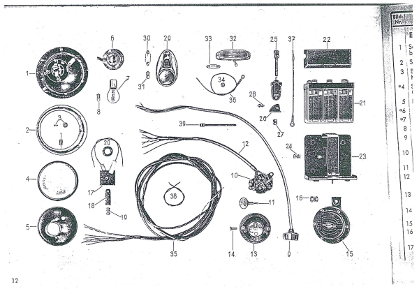 Ersatzteil Katalog Goggo Roller (alle Typen)