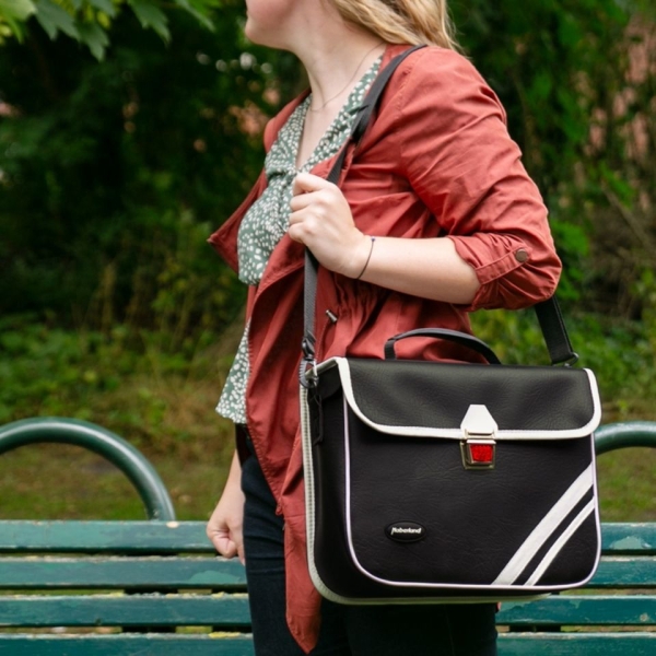 Retro Satteltasche auch Umhängetasche Hermann für Mopeds Kleinkrafträder oder Roller
