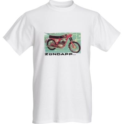 Tshirt mit Sponsoraufschrift Fahrzeug KS125 und Logo