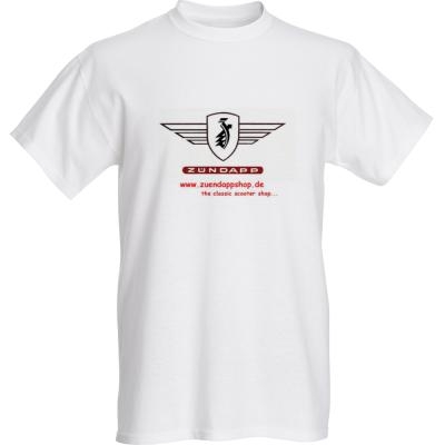 Tshirt mit Sponsoraufschrift Fahrzeug und Logo