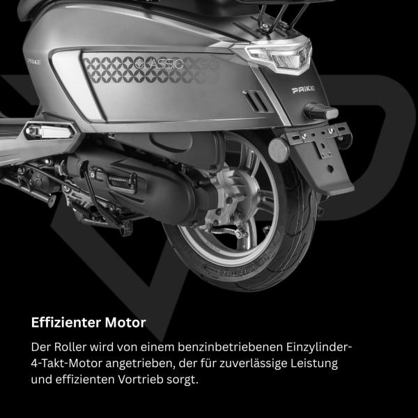 PRIKE Classic Pro 125 (grau / schwarz) NEW BELLA R125