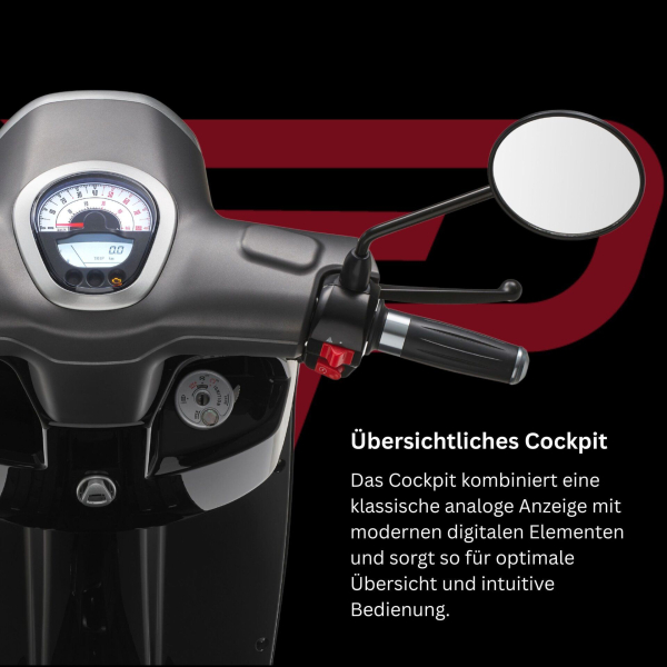 PRIKE Classic Pro 125 (grau / schwarz) NEW BELLA R125