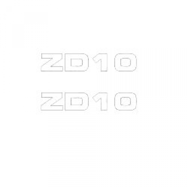 Schriftzug ZD 10 Typ 446-210 -211
