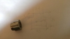 Distanzbüchse Vorderrad Typ521 zweite Serie
