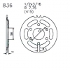 Kettenrad KS80 Typ530 Typ537 Typ540 usw.