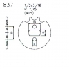 Ritzel 13 Zähne 837 Bergsteiger Typ434 M50 M25