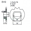 Ritzel 1/2x5/16 16 Z Motor 314  usw. 84916