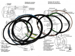 Complete wiring Typ529 GTS50 black or grey